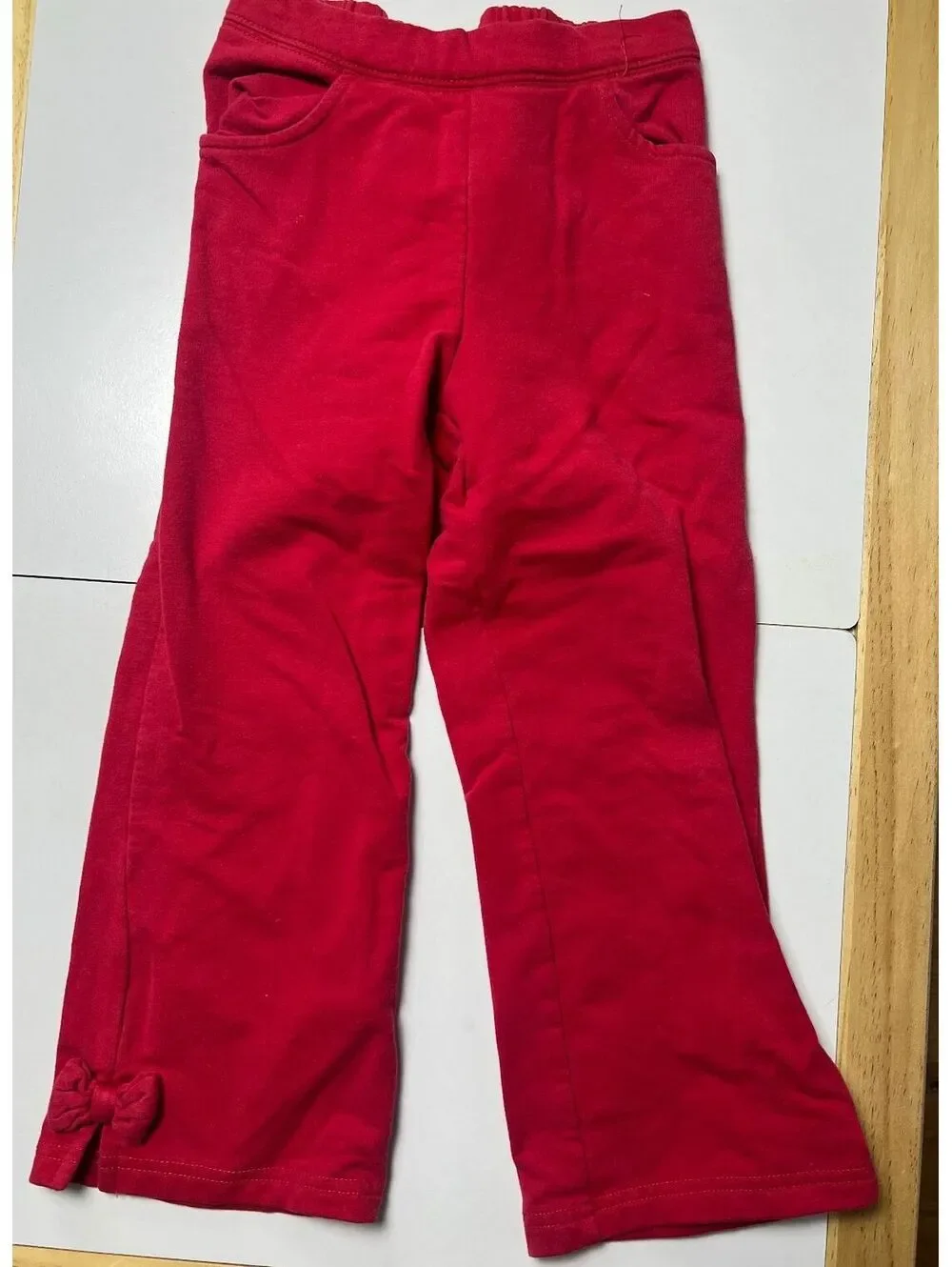 Vintage Red Gymboree Scottie Dog Flare Pants Girls 4T